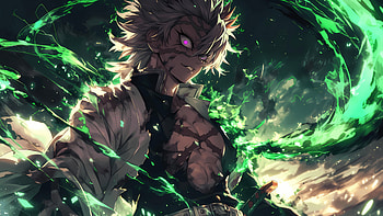 Demon Slayer, Sanemi Shinazugawa, Demon Slayer: Kimetsu no Yaiba HD wallpaper
