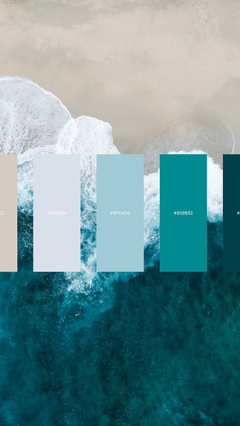 Beach color palette , fortech HD phone wallpaper