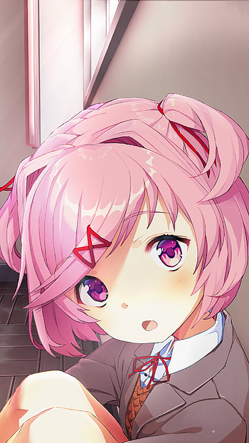 Natsuki (Doki Doki Literature Club!), Natsuki (Doki Doki Literature Club!), video game, Doki Doki Literature Club! HD phone wallpaper
