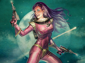 Guerreira, menina, anime, bonita, desenho HD wallpaper