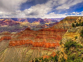 Grand Canyon, sky, grand, canyon, rock HD wallpaper