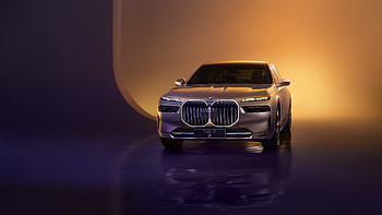 BMW i7, germany, silver HD wallpaper