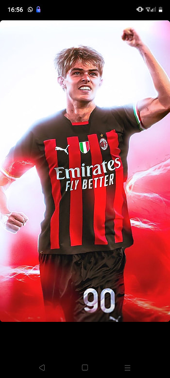 De ketelaere milan, red, jersey HD phone wallpaper