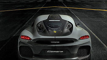 Rear View, Koenigsegg Gemera HD wallpaper