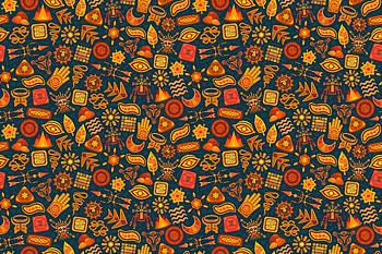 Symbols, Characters, Pattern, Texture, Textures, Color, Design, Coloured, Magical, Ethnic HD wallpaper