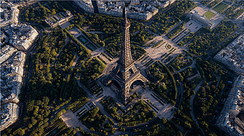 Eiffel Tower Ultra – Stunning Aerial View of Paris Icon, Eiffel Tower, Paris, aerial, landmark, France HD wallpaper