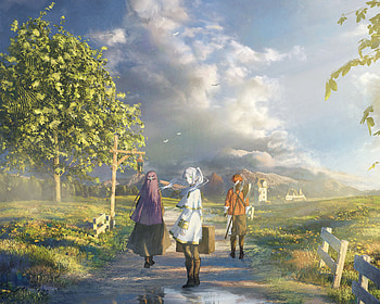 Fern, Frieren, and Stark, Anime, Frieren: Beyond Journey's End, Frieren (Frieren: Beyond Journey's End), Fern (Frieren: Beyond Journey's End), Stark (Frieren: Beyond Journey's End) HD wallpaper