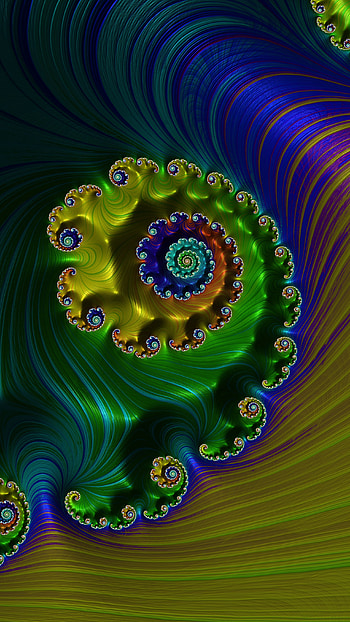 Trippy Psychedelic Trance Fractal, trance, trippy, psychedelic, colors, Abstract, fractal HD phone wallpaper