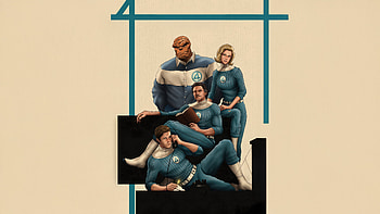 The Beginning Of Marvel First Family, the-fantastic-four-first-steps, the-fantastic-four, movies, 2025-movies, human-torch, mister-fantastic, invisible-woman, fantastic-four, vanessa-kirby, pedro-pascal, ben-grimm, superheroes, artwork, art, digital-art HD wallpaper