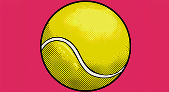Tennis Ball – Vibrant Sports Graphic, tennis ball, sports equipment, pink HD wallpaper