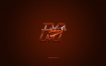 Melbourne Aces, Austrian baseball club, ABL, orange logo, orange carbon fiber background, Australian Baseball League, baseball, Melbourne, Australia, Melbourne Aces logo HD wallpaper