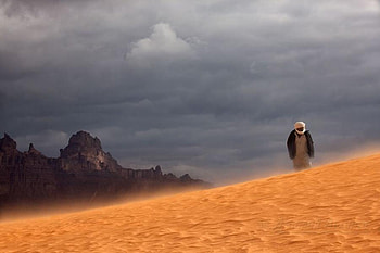 winter in Sahara, sahara, winter, sand, landscape, desert, sky, libya HD wallpaper