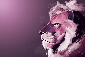 Lion Artwork , lion, animals, artwork, digital-art, artist, behance HD wallpaper