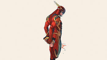 Flash Ready To Run, flash, superheroes, artwork HD wallpaper