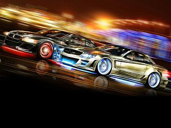 Race, nitro, speed, cars HD wallpaper