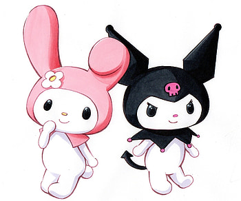 Onegai My Melody, Kuromi (Onegai My Melody), Anime, My Melody (Onegai My Melody) HD wallpaper