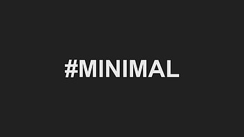 Minimal Typography, minimalism, minimalist, typography HD wallpaper