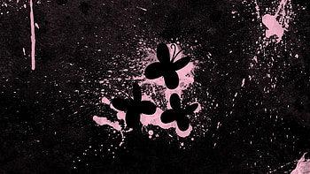 Abstract, Butterflies, Form, Color, Forms, Blot HD wallpaper