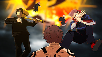 Higuruma Yuji itadori vs Sukuna - jujutsu kaisen, Jujutsu Kaisen 2nd Season, Sukuna (Jujutsu Kaisen), Jujutsu Kaisen, Yuji Itadori HD wallpaper