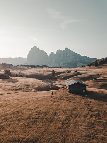 Landscape, Nature, Mountains, Loneliness, Valley HD phone wallpaper