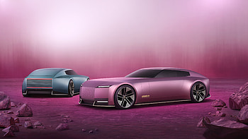Pink Jaguar Type 00 Concept Cars, car, Jaguar (Car), pink, pink car HD wallpaper