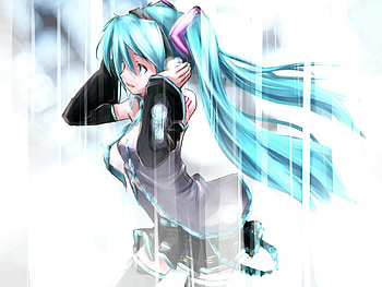Hatsune Miku, colorful, awesome, heads, cute, vocaloid, beauty, nice, miku, vocaloids, hatsune, thighhighs, skirt, blue eyes, twintail, blue hair, headset, beautiful, tie, anime, pretty, cool HD wallpaper