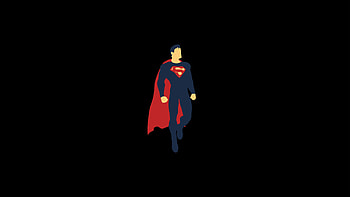 Superman Minimalism , superman, minimalism, superheroes HD wallpaper