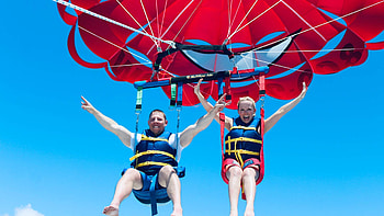 Palm Beach, Parasailing HD wallpaper