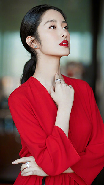 Yang caiyu, korean actress, red hot HD phone wallpaper