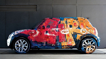 Graffiti , Art cars, Mini Cooper HD wallpaper