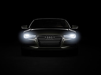Headlight, black, light, car, sport car HD wallpaper