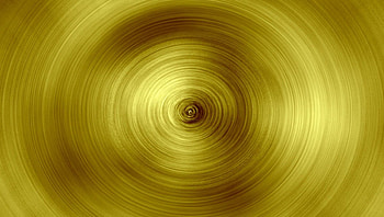 Gold Funnel, swirl, circle, abstract, layers, funnel, center, gold HD wallpaper