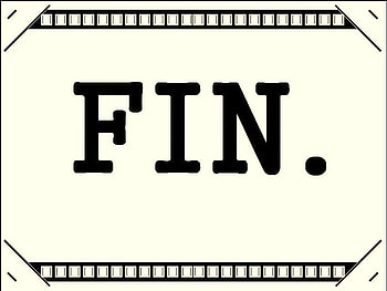 FIN., fin, hollywood, the end HD wallpaper