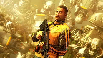 Video game, man with gun, Wolfenstein II: The New Colossus HD wallpaper