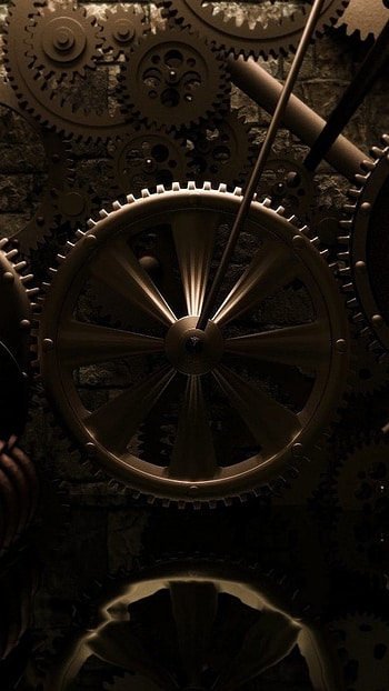 Assemblage, Steampunk Gear HD phone wallpaper