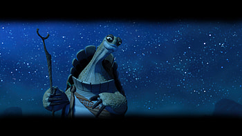 Master Oogway, star, blue, turtle, movie, Kung Fu Panda HD wallpaper