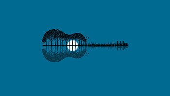 Minimal ukulele HD wallpaper