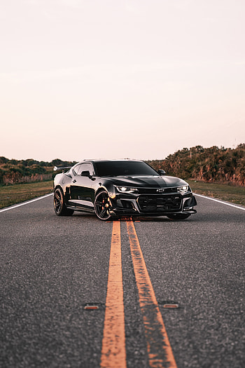 Chevrolet, Cars, Markup, Car, Asphalt, Machine, Chevrolet Camaro HD phone wallpaper