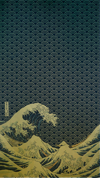 Japanese Wave Painting HD phone wallpaper