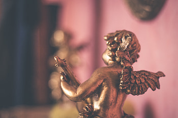 Gold, Miscellanea, Miscellaneous, Wings, Statuette, Angel HD wallpaper