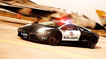 police lamborghini HD wallpaper