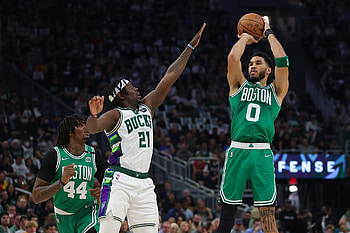 Bucks vs Celtics, Jayson Tatum HD wallpaper
