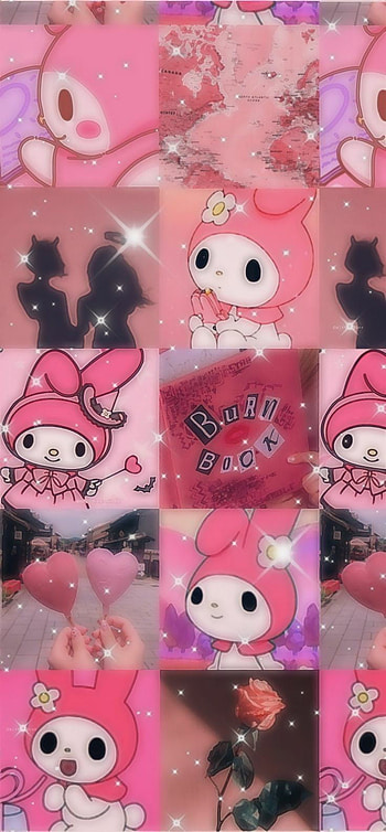 My Melody, pink, cute HD phone wallpaper