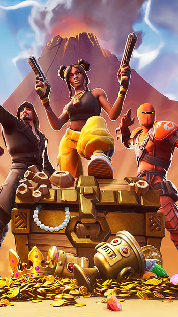 Fortnite Warriors: Epic Treasure , video game, Fortnite HD phone wallpaper