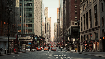 Manhattan, New York Streets HD wallpaper