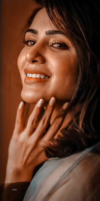 Samantha Akkineni, lip, Telugu_actress HD phone wallpaper