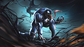 The Menace Of Venom, venom, superheroes, artwork, artist, digital-art HD wallpaper