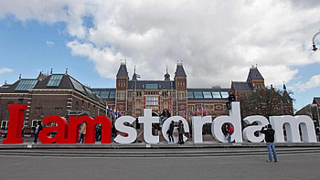 Rijksmuseum, I amsterdam sign, Removal, Travel news HD wallpaper