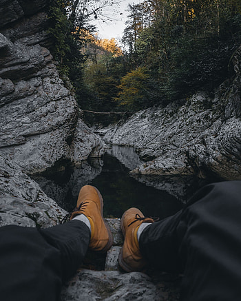 Nature, Rivers, Rocks, Miscellanea, Miscellaneous, Legs, Overview, Review HD phone wallpaper