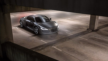Audi R8 Gray, audi, audi-r8, cars HD wallpaper